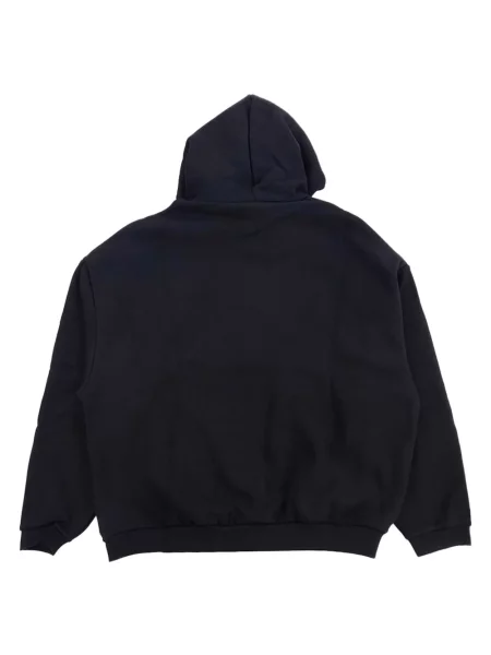 Флийс суичър с качулка Fear Of God Essentials черно