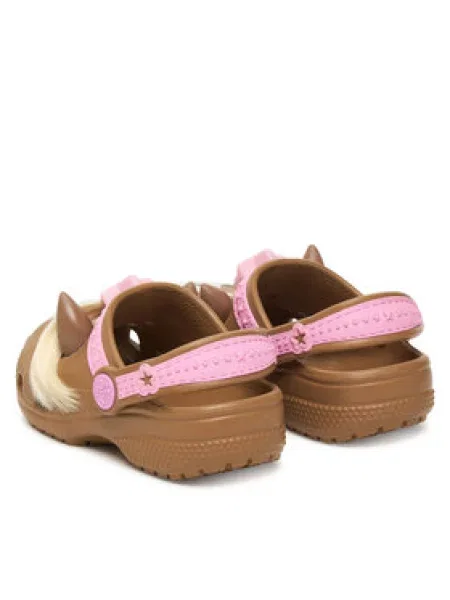 Crocs Natikače Toddler Classic IAM Horse Clog smeđa