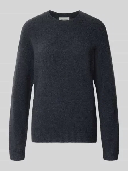 Sweter z dzianiny z okrągłym dekoltem model Festina Hope' Msch Copenhagen