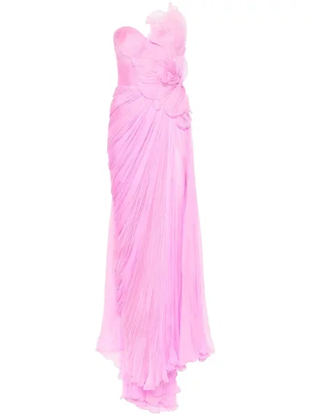 Maksi sukienka maxi Iris Serban garniturowa różowa