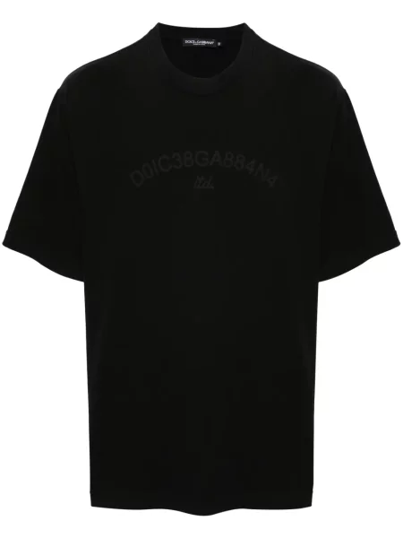 Tricou Dolce & Gabbana cu imagine negru