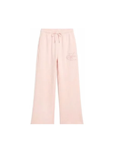 Nohavice Calvin Klein Jeans ružová