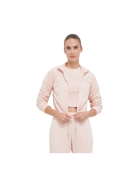 Bluza rozpinana Guess różowa