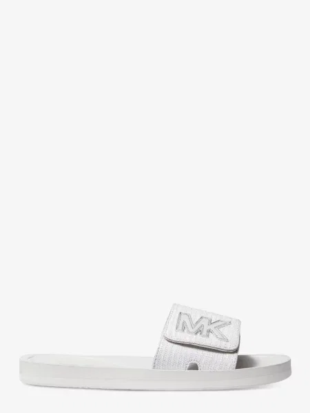 Шльопанці Michael Kors сірі