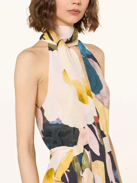 Ted Baker Kombinéza Camea S Mašlí krémová / žlutá / tmavě modrá