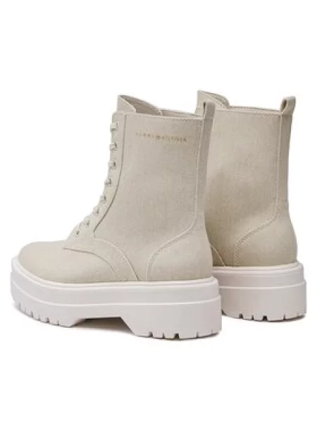 Tommy Hilfiger Pohodni čevlji Feminine Essential Canvas bež