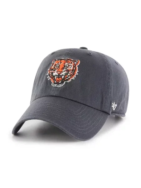 Шапка с козирка 47 brand MLB Detroit Tigers с апликация тъмносиньо