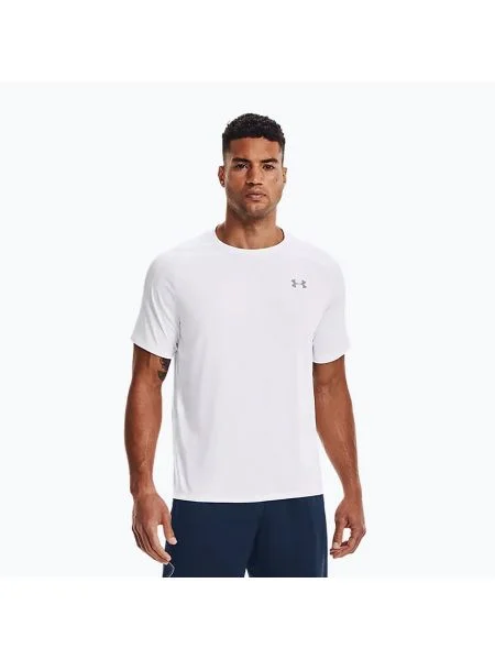 Мъжка тренировъчна тениска Under Armour UA Tech SS Tee white бяло