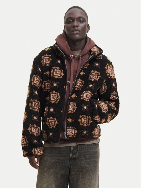 Fleece φλις φούτερ Jack & Jones μαύρο