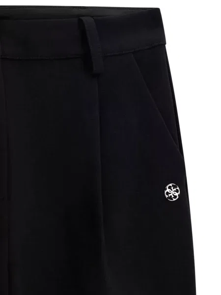 Guess штани wide leg дитячі з віскозою