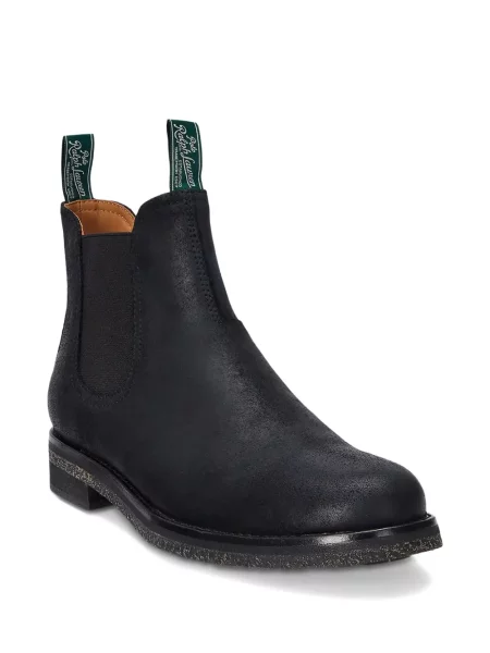 Маратонки Polo Ralph Lauren бродирани кафяво