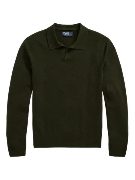 Μικρός κασκέτο Polo Ralph Lauren με χαμηλή μέση υφαίνω διαγωνίως πράσινο
