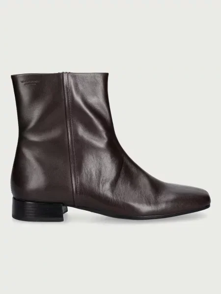 VAGABOND SHOEMAKERS Členkové čižmy Mona tmavohnedá hnedá