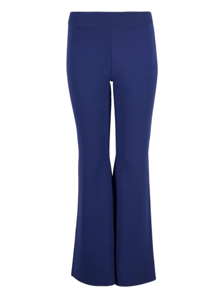 Spodnie Stella Mccartney dzwony niebieskie