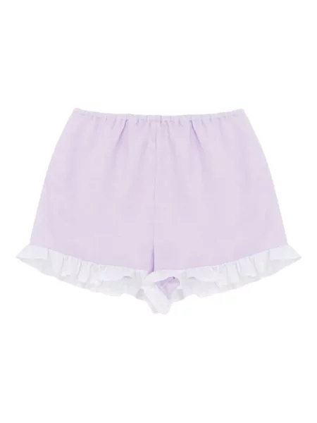 Szorty Sleeper z falbankami różowe