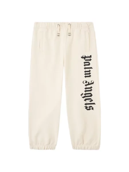 Spodnie dziecięce Palm Angels białe