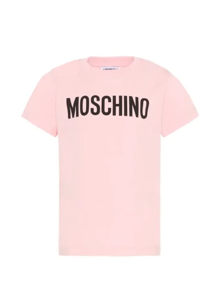 Koszulka dziecięca Moschino różowa