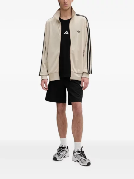 Tricou Adidas cu imagine plasă cu dungi negru