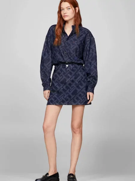 Джинсова спідниця Tommy Hilfiger синя