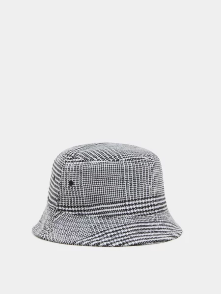 Vans Patch Bucket Панама Білий/чорний Поліестер/еластан білий