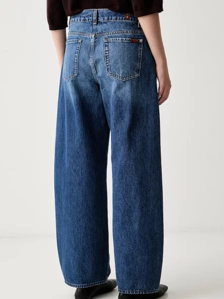 7 FOR ALL MANKIND jeansy relaxed fit niebieskie