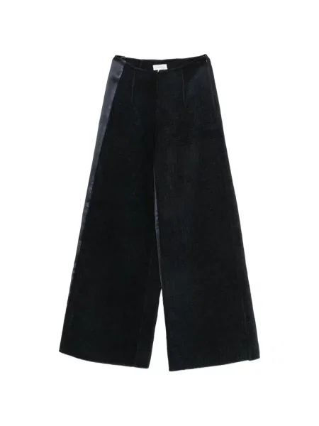 Pantaloni Ruohan din satin albastru