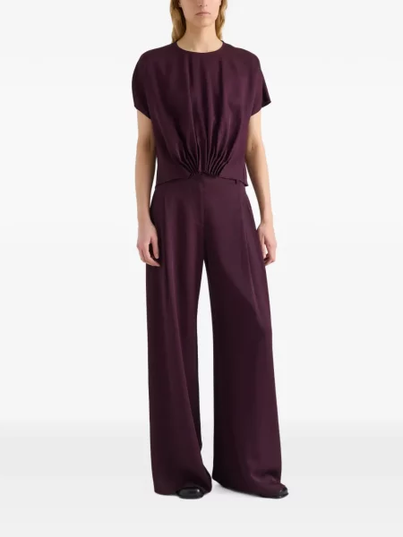Pantaloni Proenza Schouler White Label alb