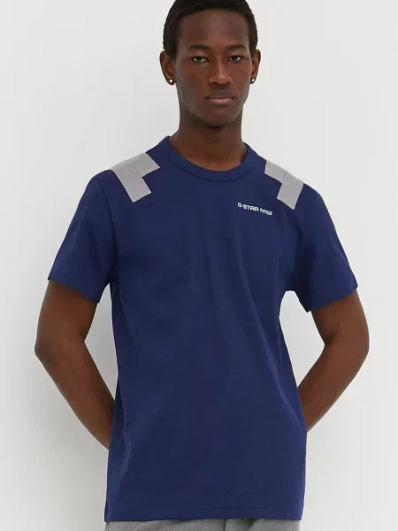 G-Star Raw póló férfi sima kék