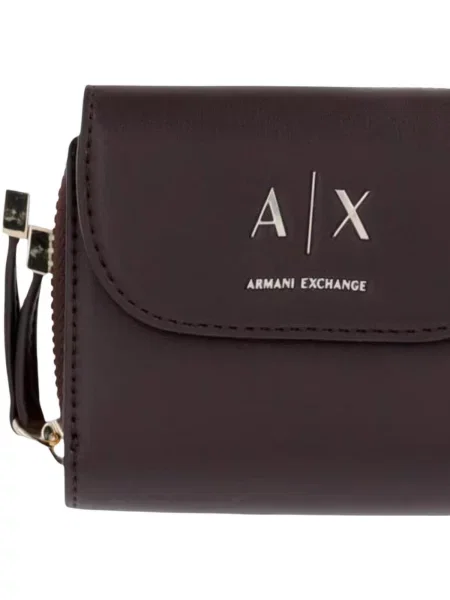 Portofel Armani Exchange din piele maro