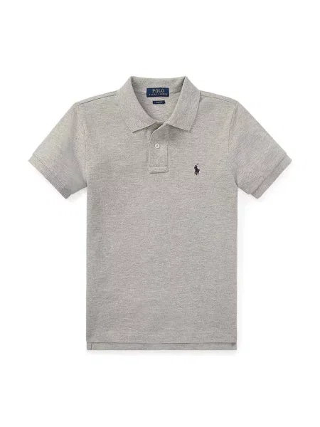 Polo majica Polo Ralph Lauren s kratkimi rokavi siva