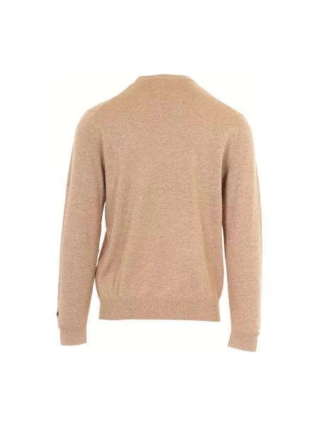 Sweter Mc2 Saint Barth wełniany brązowy