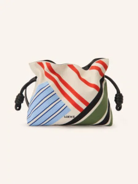 Loewe Psaníčko Flamenco Medium režná tmavě modrá červená