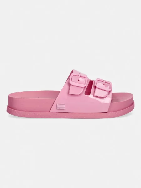 Tommy Jeans Šľapky Tjw Comfort Jelly Slides ružová