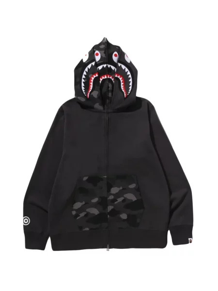 Kapucnis melegítő felső A Bathing Ape® fekete