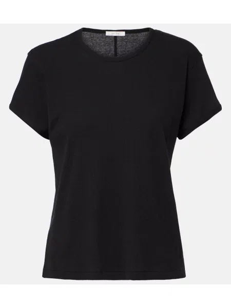 Tricou The Row din jerseu negru