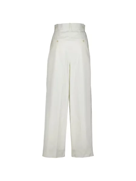 Pantaloni La Doublej alb