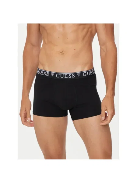 GUESS Boxerky / biela čierna