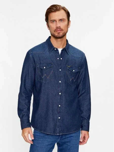 Wrangler Farmering Sötétkék Regular Fit kék