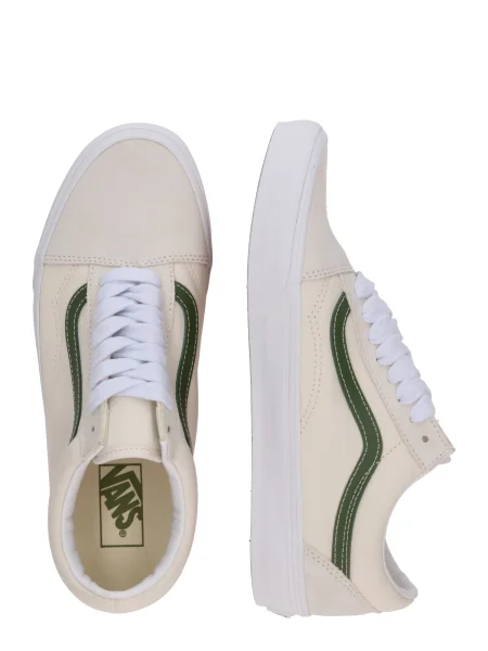 VANS Nízke tenisky OLD SKOOL POP piesková / svetlobéžová / olivová