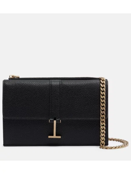 Geantă Tom Ford din piele negru