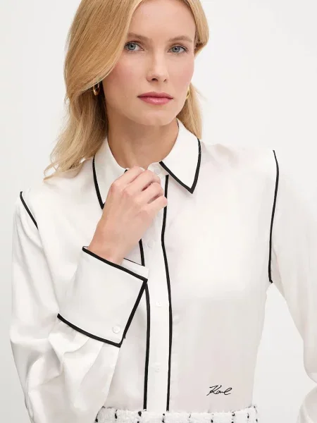 KARL LAGERFELD Cămașă alb
