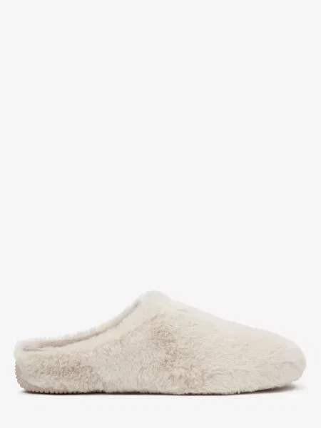 Капці Estro штучне хутро бежевий