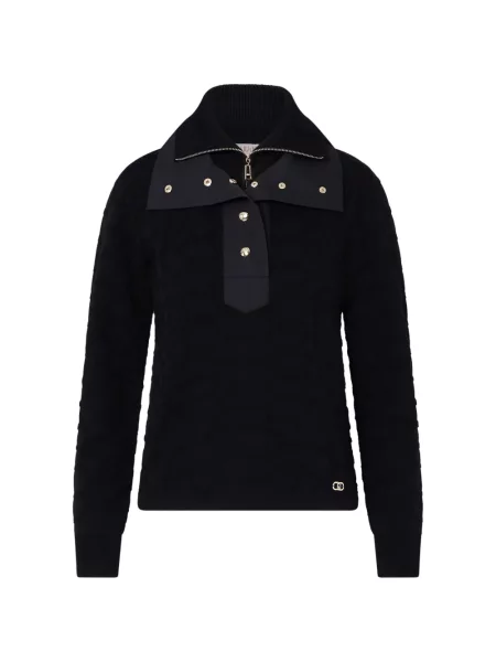 Pulover Liu Jo din jacard negru
