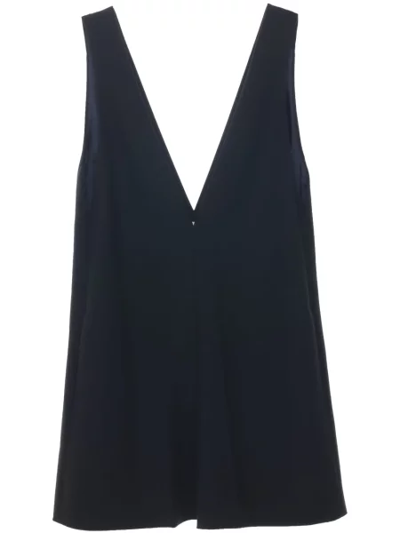 Rochie Carven cu decolteu în V de costum albastru