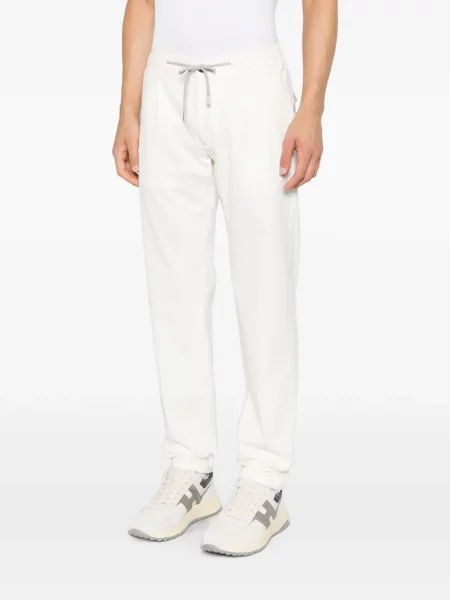 Pantaloni Eleventy cu cordon alb