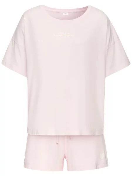 S.Oliver Pantaloni scurți rosé alb