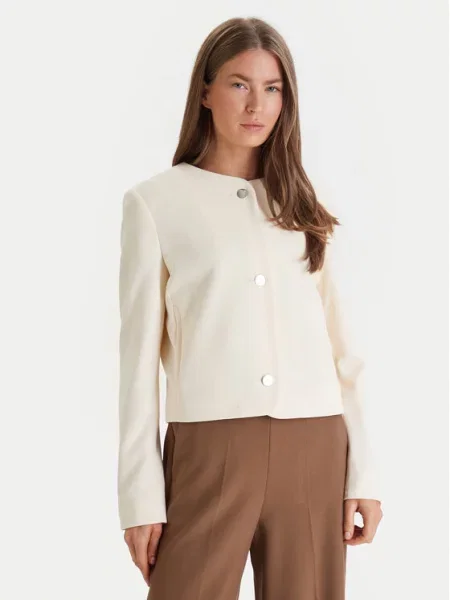 Calvin Klein Suknjič Lux Crepe Lady rumena