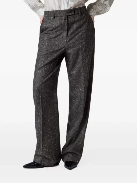 Pantaloni Paul Smith de lână gri