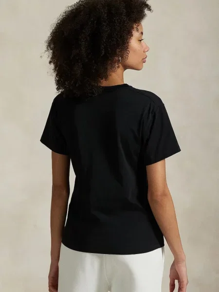 T-Shirt Polo Ralph Lauren μαύρο