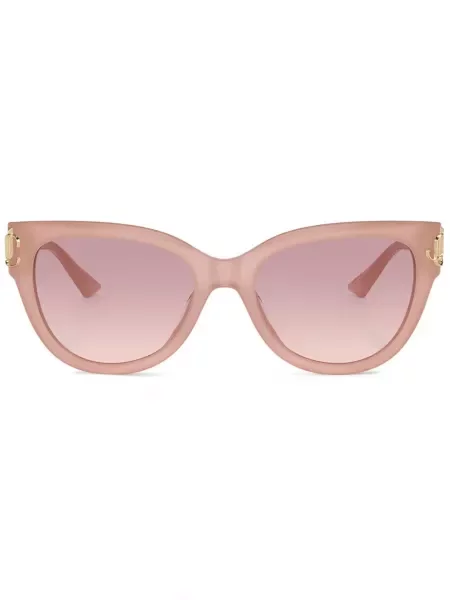 Ochelari de soare Jimmy Choo Eyewear cu autograf roz